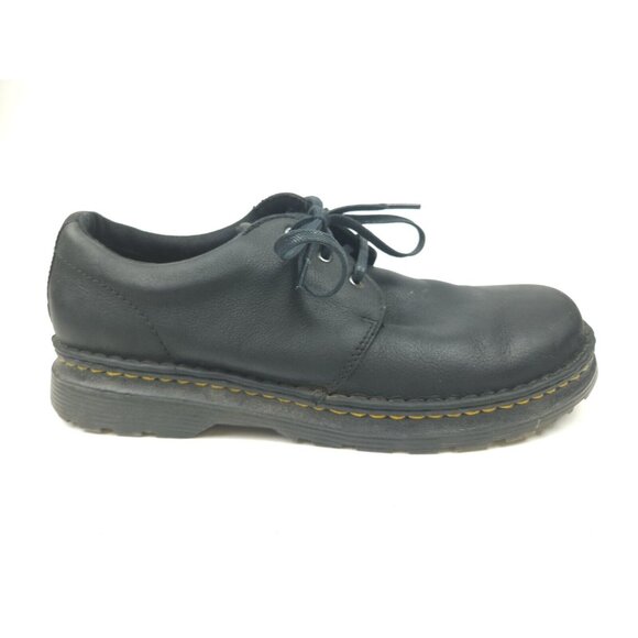 Doc Dr Marten's Hazeldon Oxford Classic Pebbled Black Leather Mens Size 12